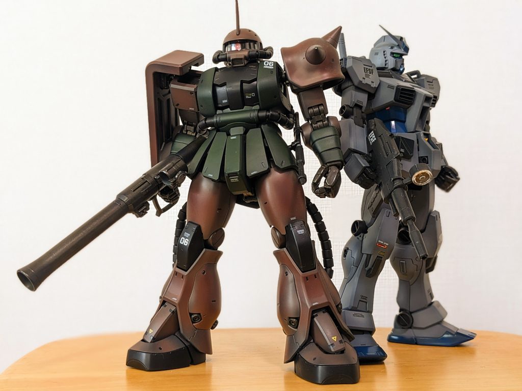 G3ガンダムと揃い踏み。MSVつながりで。