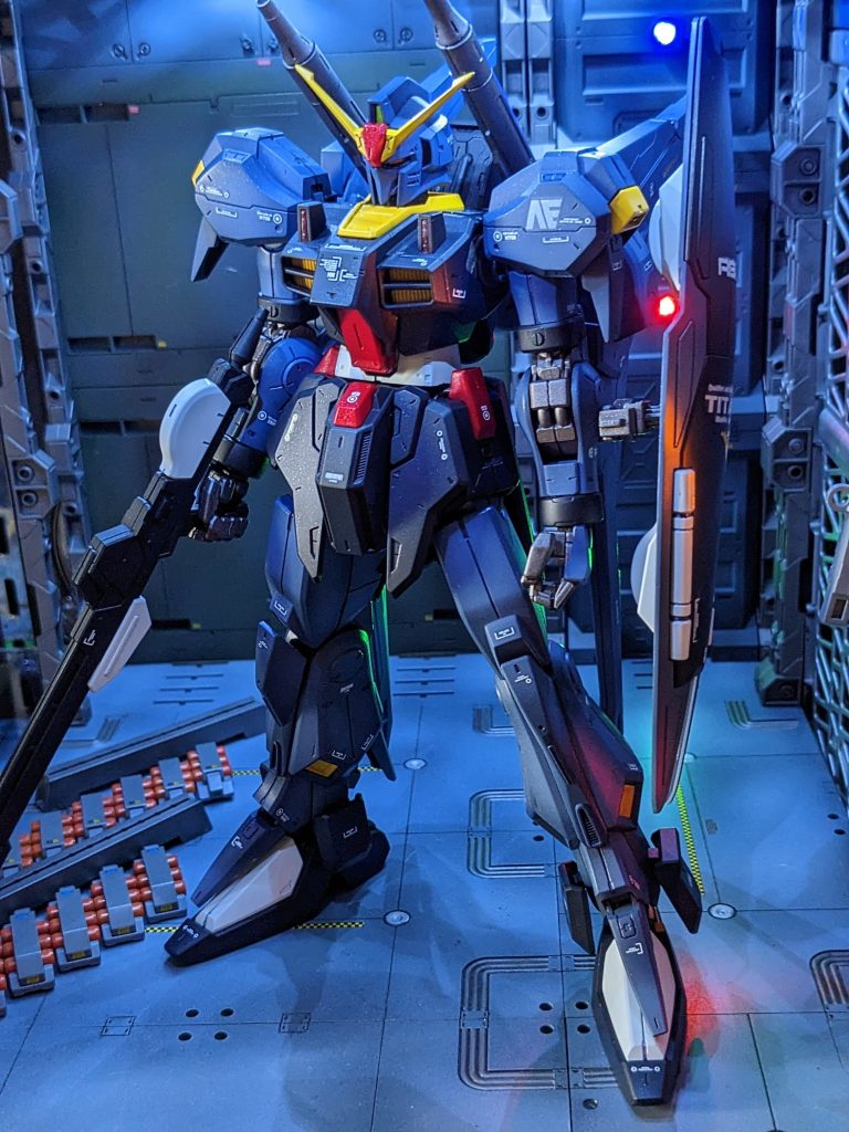 格納庫内にて撮影。