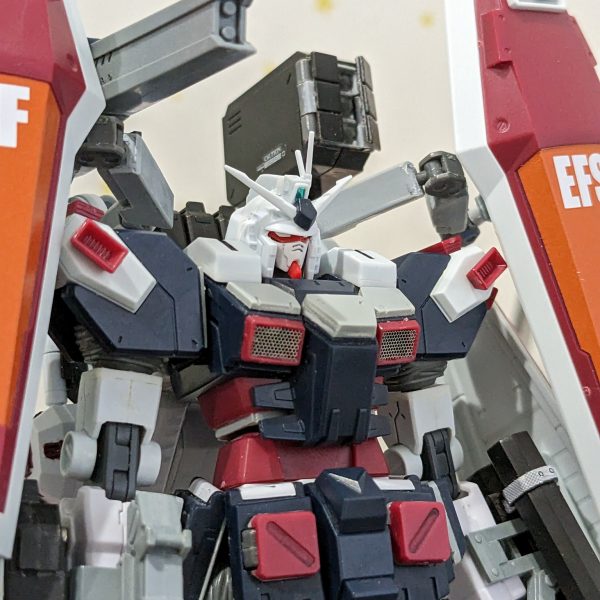 HG FAガンダム改造顔をアニメverに近づけたかったのでマスクとヘルメットの改造行い自分好みにしました！元キットよりもイケメンになったと思います！（3枚目）