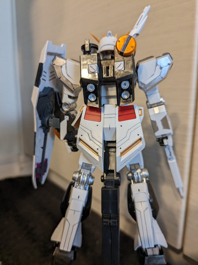 背面バーニアは銀で塗ってますリアスカートはお気に入り