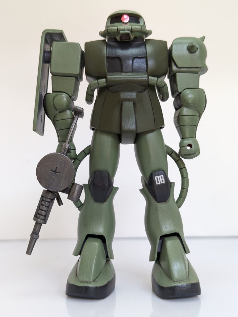 股関節アルミ線、足首は切り離してからアルミ線固定しています。