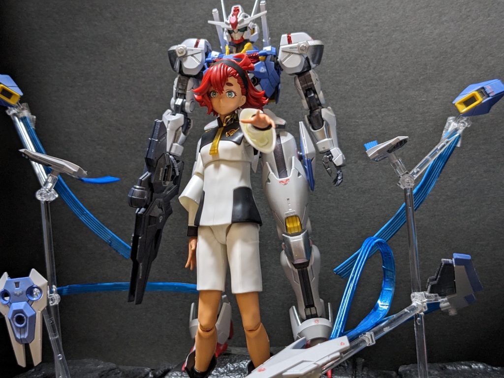 1/100 エアリアルとスレッタ–2枚目/制作者：itisan3913