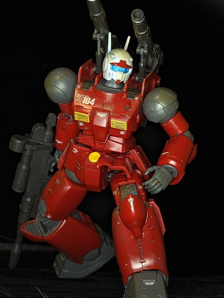 REVIVE版に顕著なスタイリッシュ化ですが、今回のガンキャノンは「どっしり」感があってとてもよいです