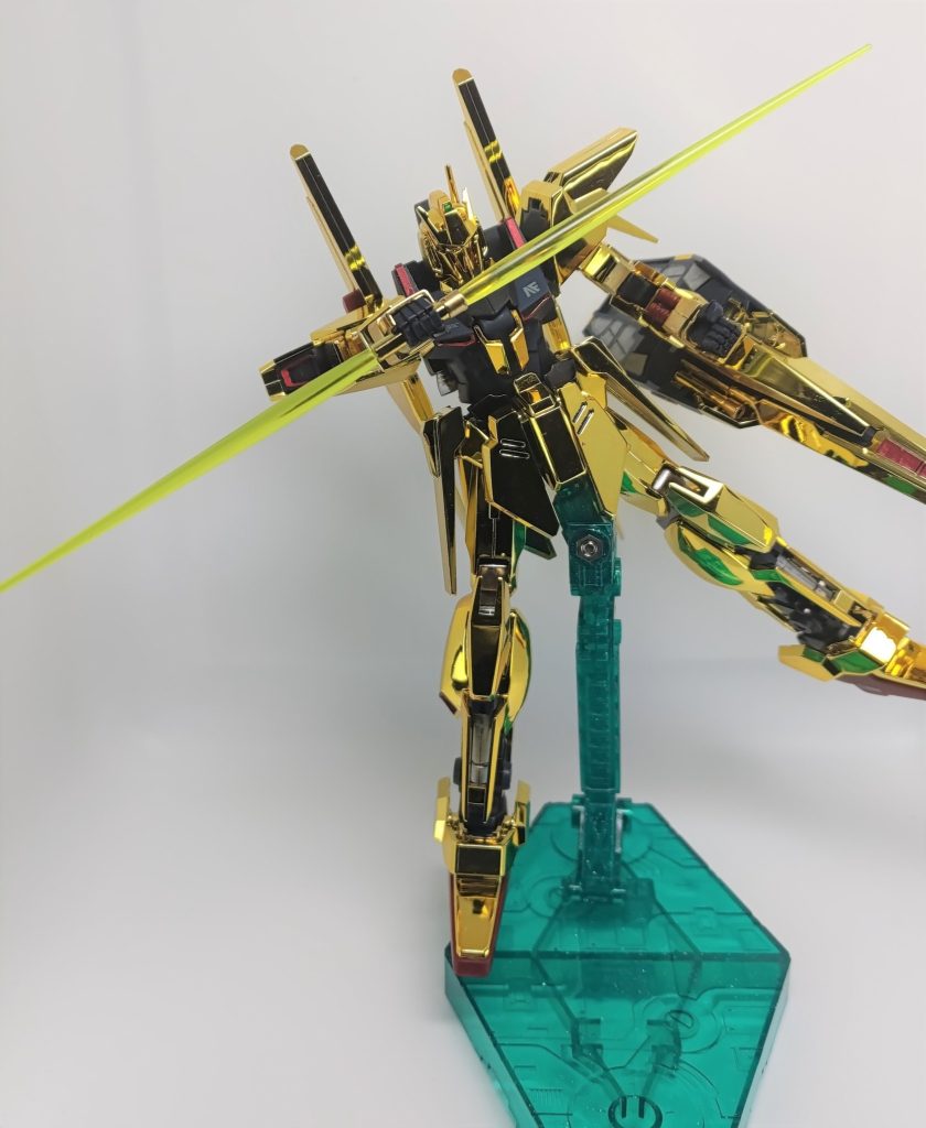 SEEDで言うところのアンビデクストラス・ハルバードモード！　まるで棒みたい・・・ところで最近、水星の魔女の影響で棒とトランプを武器に戦うアメコミヒーローの名をよく聞くようになりましたね