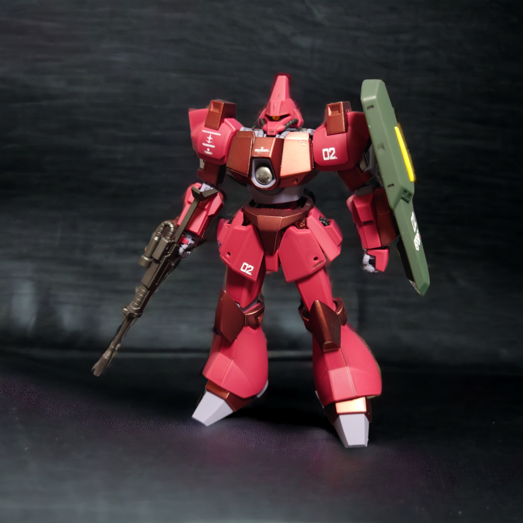 部分的にマットなメタリックをやってみた何色つかったかはもう覚えてないけど