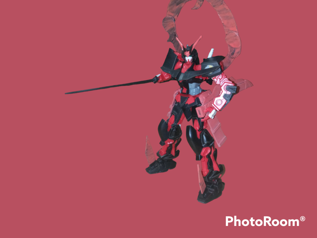 ガンダムアストレイレッドフレーム侍の鬼(鬼モード)–3枚目/制作者：Joakiojo