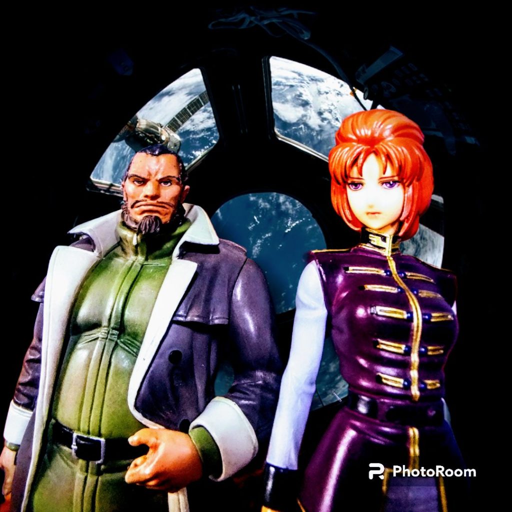 こちらもお気に入りのマリーダさんとジンネマンさんです。今回の画像がかなり実物に近い色合いです。