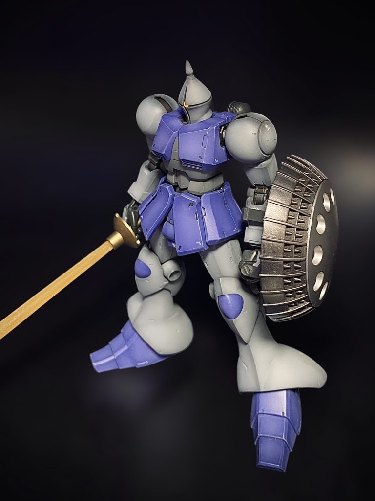 色はグレー系＋ブルーにしました。マ大佐は紫が好きそうなので、ブルーはやめとけば良かった。