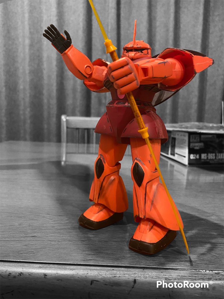 旧キット シャア専用ゲルググ 1/100–3枚目/制作者:@jhonkosu