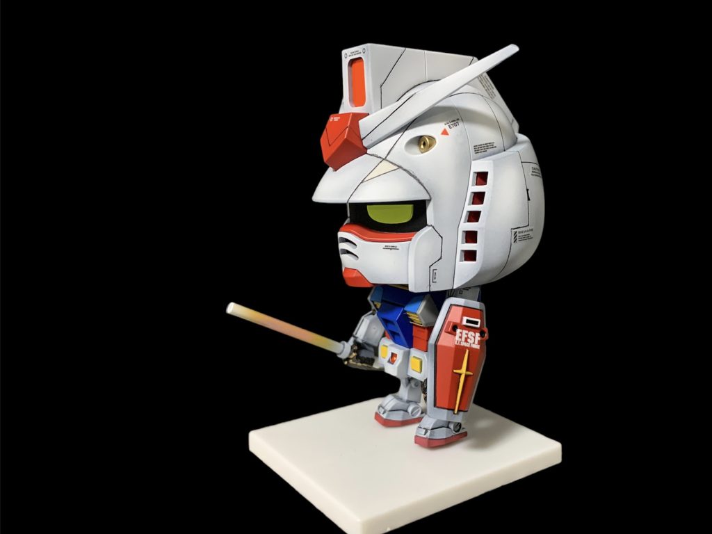 左側面シールドはマステ塗り分けです。