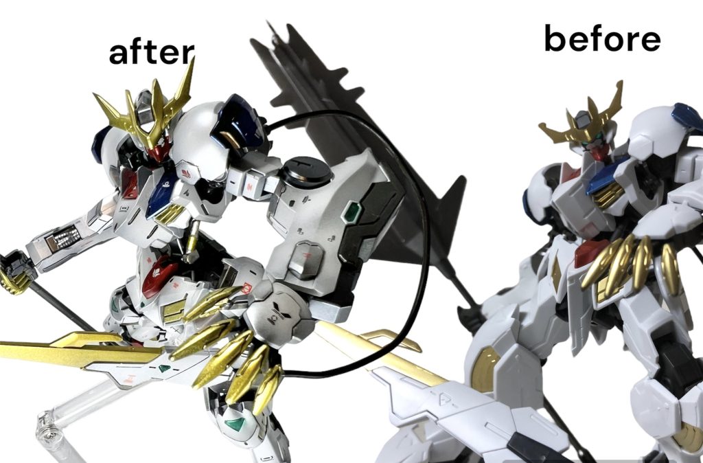 左が現在右が初塗装の分になります