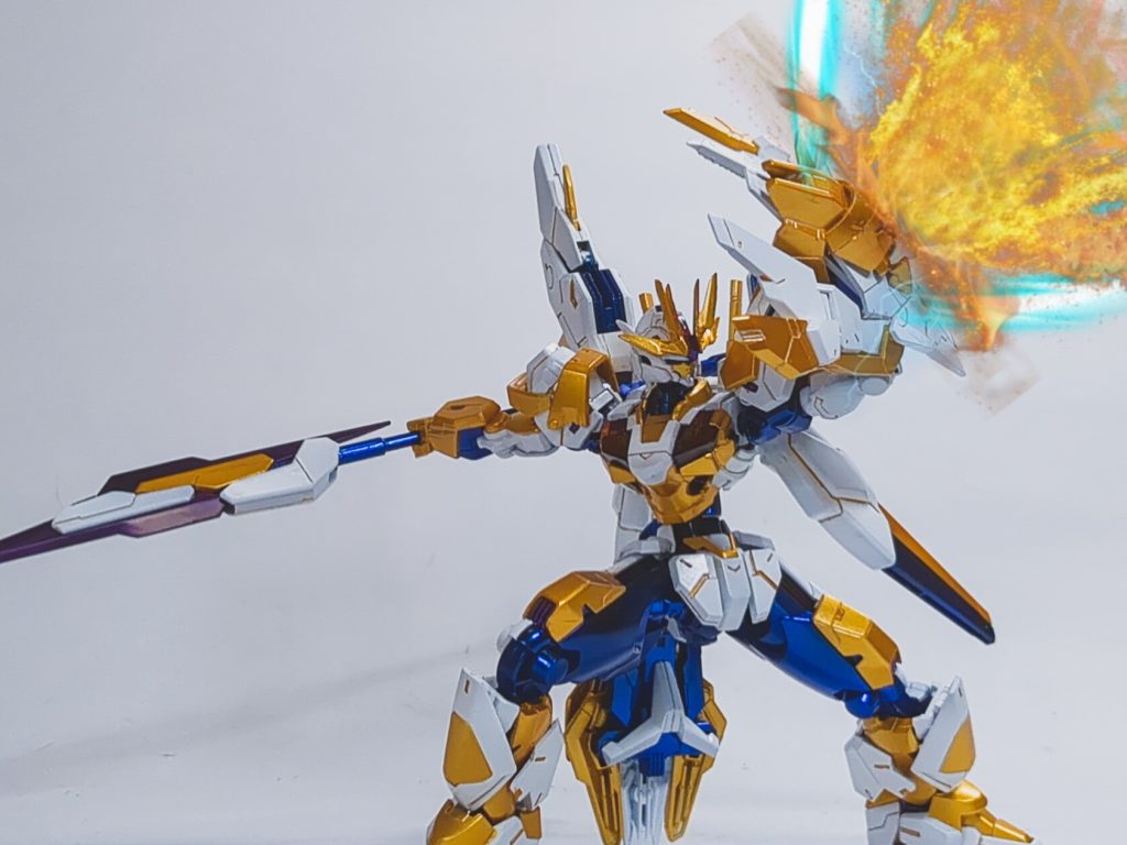 盾で防御するポーズってめちゃくちゃロマン感じません!?盾と槍は個人的にはニコイチだと思うくらい大好きなのでずっと持たせたかったんですよね〜