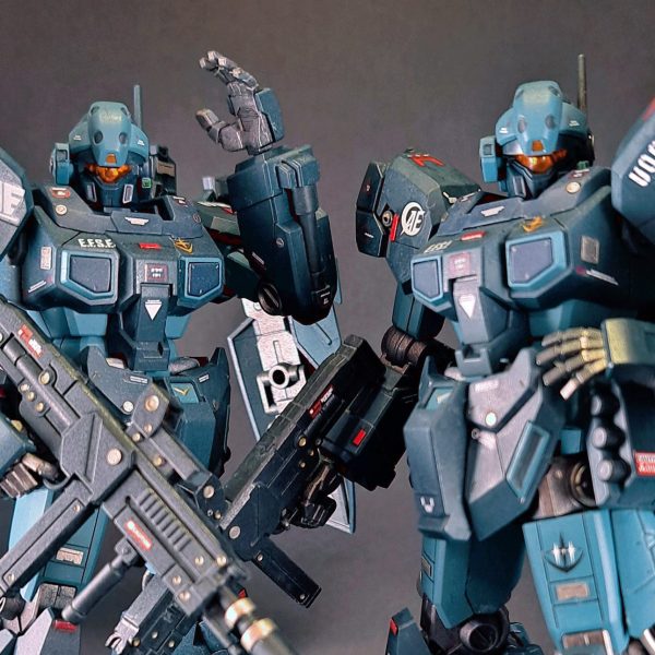 【筆塗り部分塗装】HGUCジェスタ【トライスターを作る！】