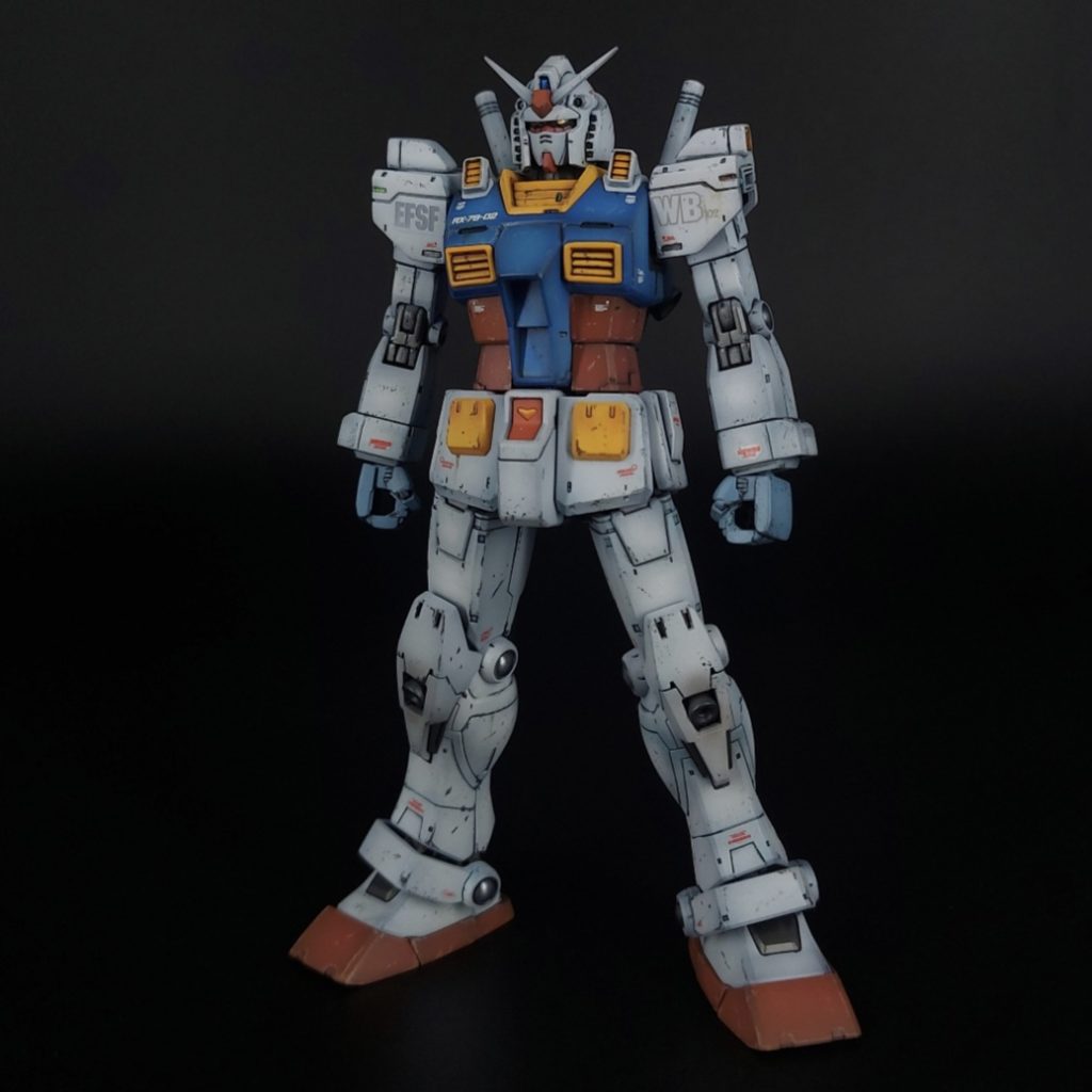 HG ORIGIN RX-78-02 ガンダム 後期型–3枚目/制作者：Moki Plamo