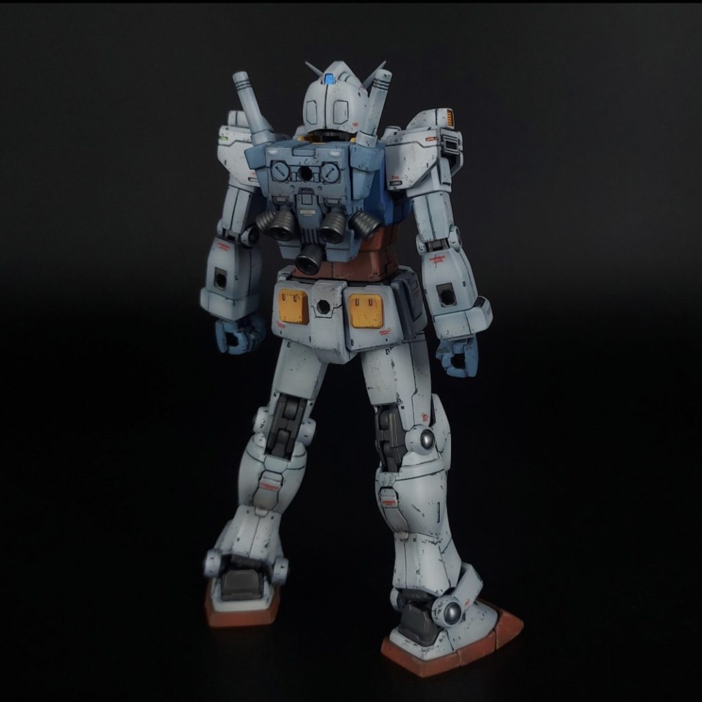 HG ORIGIN RX-78-02 ガンダム 後期型–4枚目/制作者：Moki Plamo