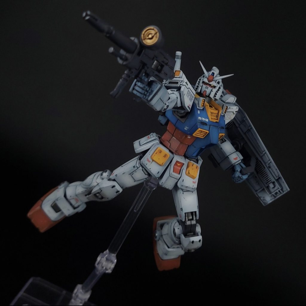 HG ORIGIN RX-78-02 ガンダム 後期型–5枚目/制作者：Moki Plamo
