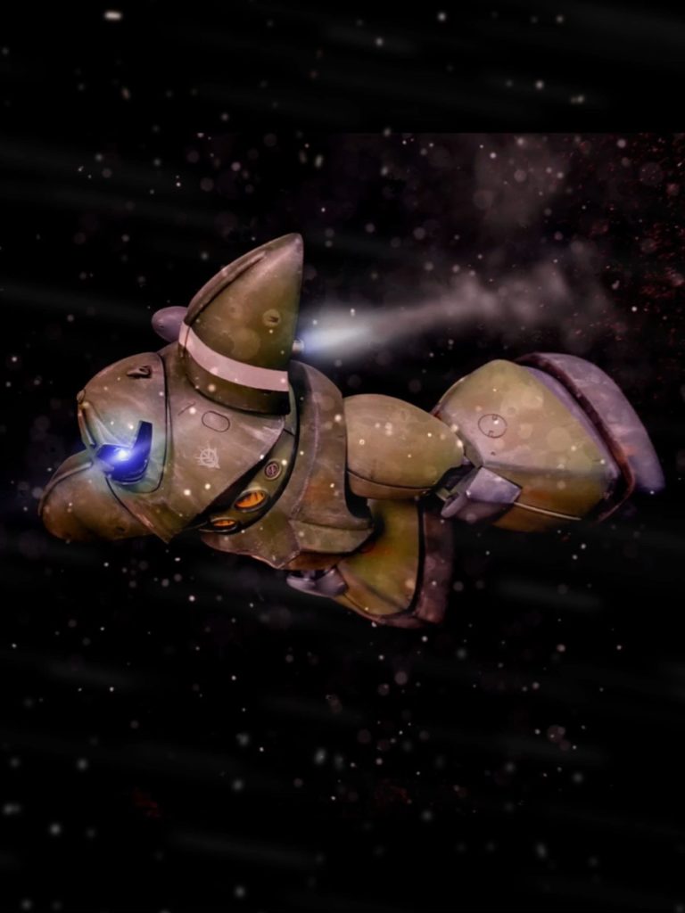 深海を潜航中。