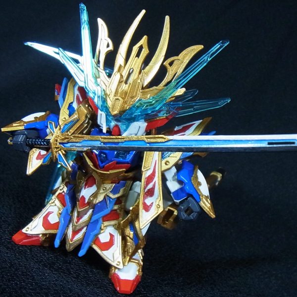 シリーズ全機筆塗り全塗装 8機目★SDW 曹操ウイングガンダム 倚聖の装