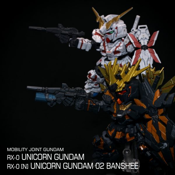 MOBILITY JOINT GUNDAM　UNICORN＆BANSHEE（全部乗っけ）