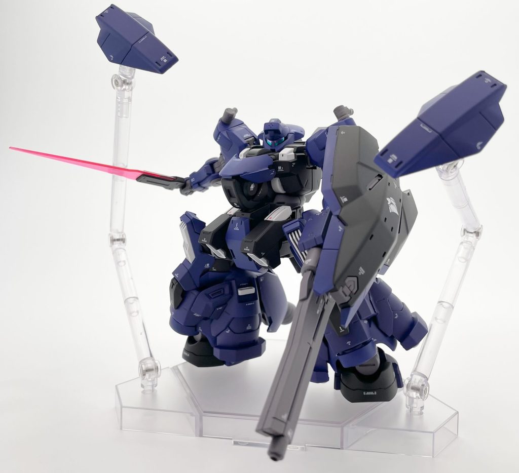 大型シールドはライフルにも接続できます。