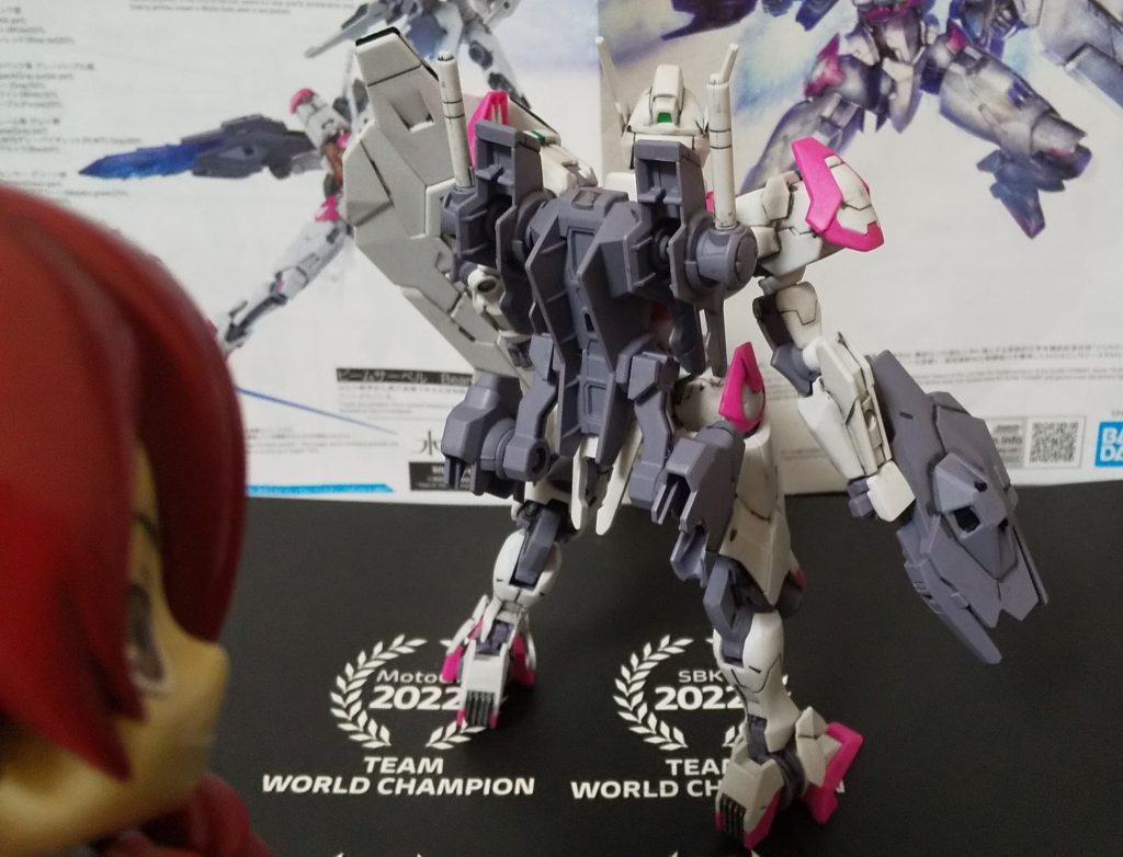 :いつも通りの後ろ。エアリアルのプロトタイプ版はブリリアント!