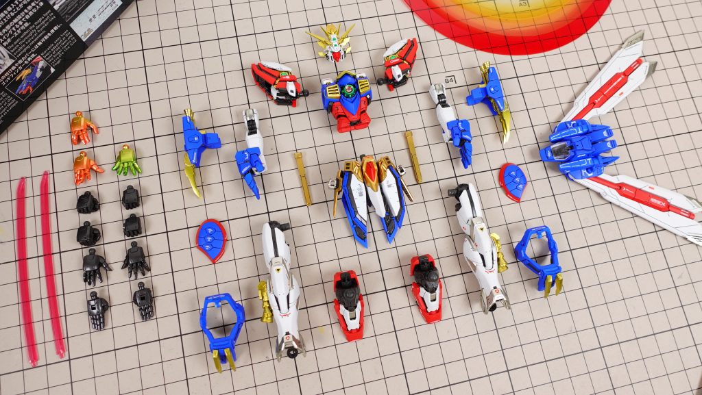 作成時の写真　その7最終組み立て前に綺麗に並べるのが結構好きです何の為に並べるのか全く分かりませんけど