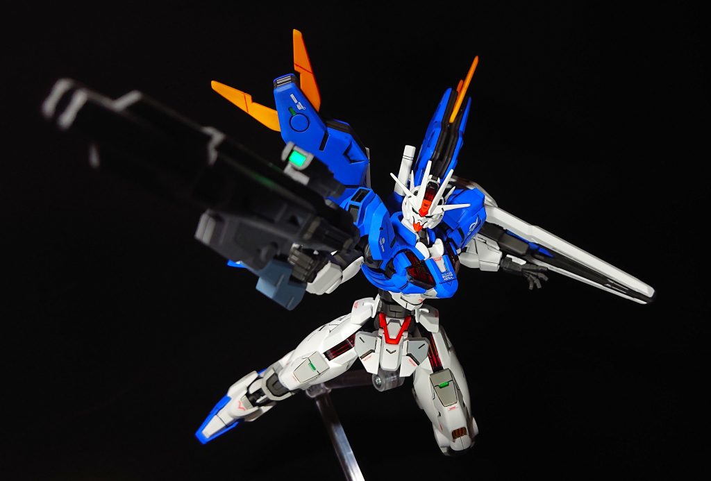 ビームライフルで白は2色で塗り分けてます