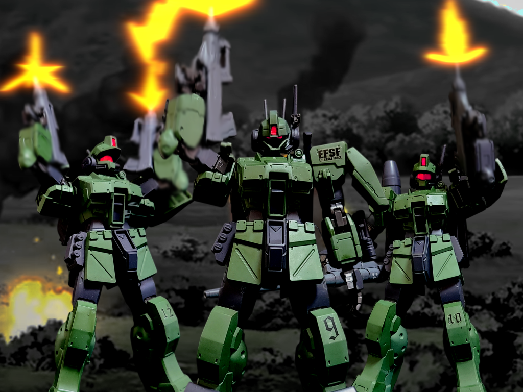 マシンガン乱射ギド「ここブッ壊してまたジオンの捕虜作って遊ぶぞ！！」ロボ「Yeah！！そりゃいい！！また燃やせるぜェ！！」リディア「あはははは！！さいっこう！！」ギド「ぎゃはははは！！！楽しめオメェら！！」