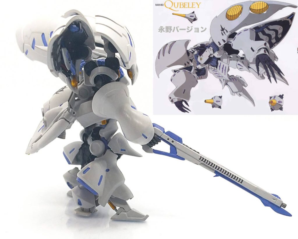 MG キュベレイ アンベリール 永野護氏風塗装 改修塗装済完成品