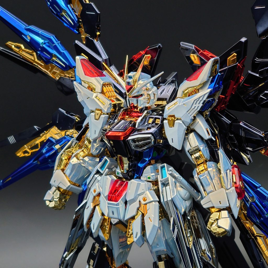 【メッキ仕様】MGEX ストライクフリーダムガンダム 天空の翼–8枚目/制作者：GUNPLUSTER LAB ｶﾞﾝﾌﾟﾗ専門のﾒｯｷﾗﾎﾞ