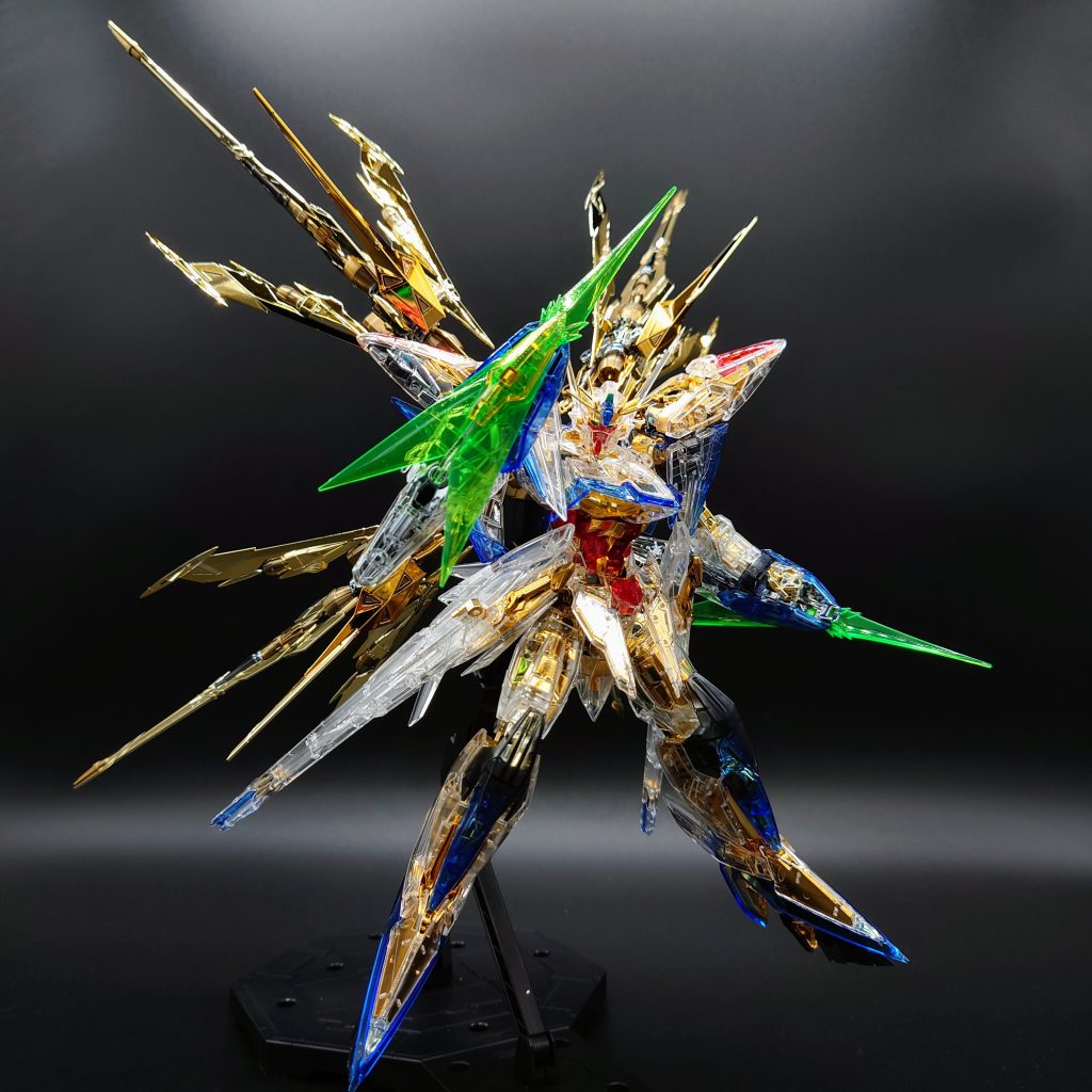 【メッキ仕様】MG エクリプスガンダム メカニカルクリア ゴールドフレームver.–2枚目/制作者：GUNPLUSTER LAB ｶﾞﾝﾌﾟﾗ専門のﾒｯｷﾗﾎﾞ