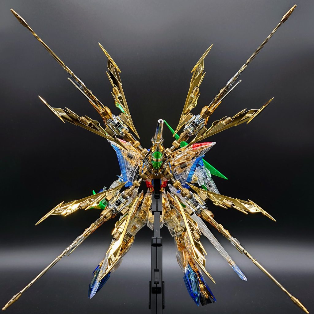 【メッキ仕様】MG エクリプスガンダム メカニカルクリア ゴールドフレームver.–5枚目/制作者：GUNPLUSTER LAB ｶﾞﾝﾌﾟﾗ専門のﾒｯｷﾗﾎﾞ