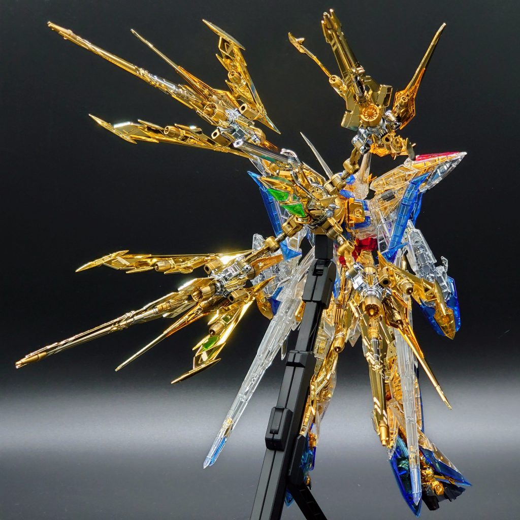 【メッキ仕様】MG エクリプスガンダム メカニカルクリア ゴールドフレームver.–7枚目/制作者：GUNPLUSTER LAB ｶﾞﾝﾌﾟﾗ専門のﾒｯｷﾗﾎﾞ