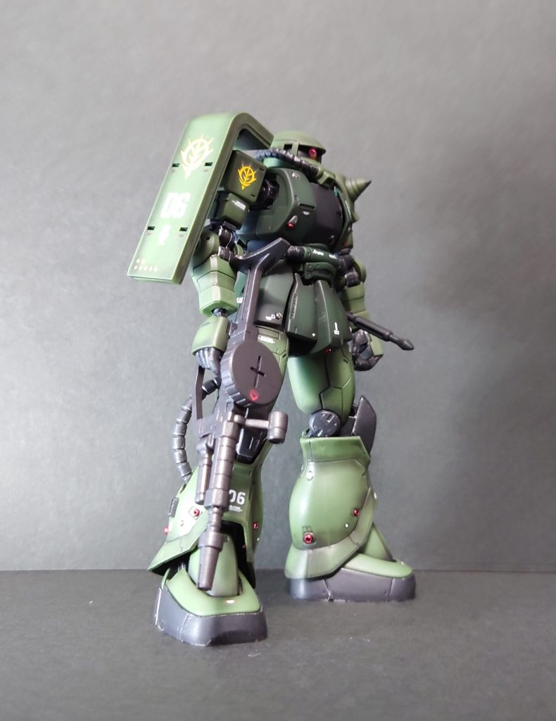 オリジン版ザクは素晴らしいキットですね。抜群のプロポーションฅ( ̳• ·̫ • ̳ฅ)