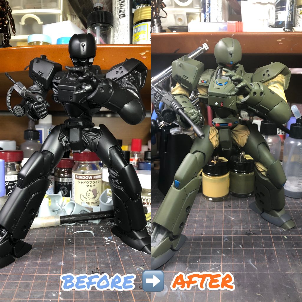 作品名：海洋堂 1/35 ヘルダイバー（復刻版ソフビキット）<p>今回は静岡ホビーショーに触発されて、土日の週末モデリングで全塗装しました🫡 海洋堂の古めのガレキ（固定ポーズ）ですが、塗ったらめっちゃカッコ良くなりました😋🙌✨✨</p>