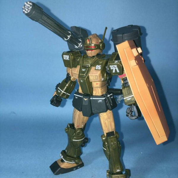 HG 1/144 RGM-79KC ジム・インターセプトカスタム地上要塞防衛仕様(GM Intercept Custom Ground fortress defense specification)