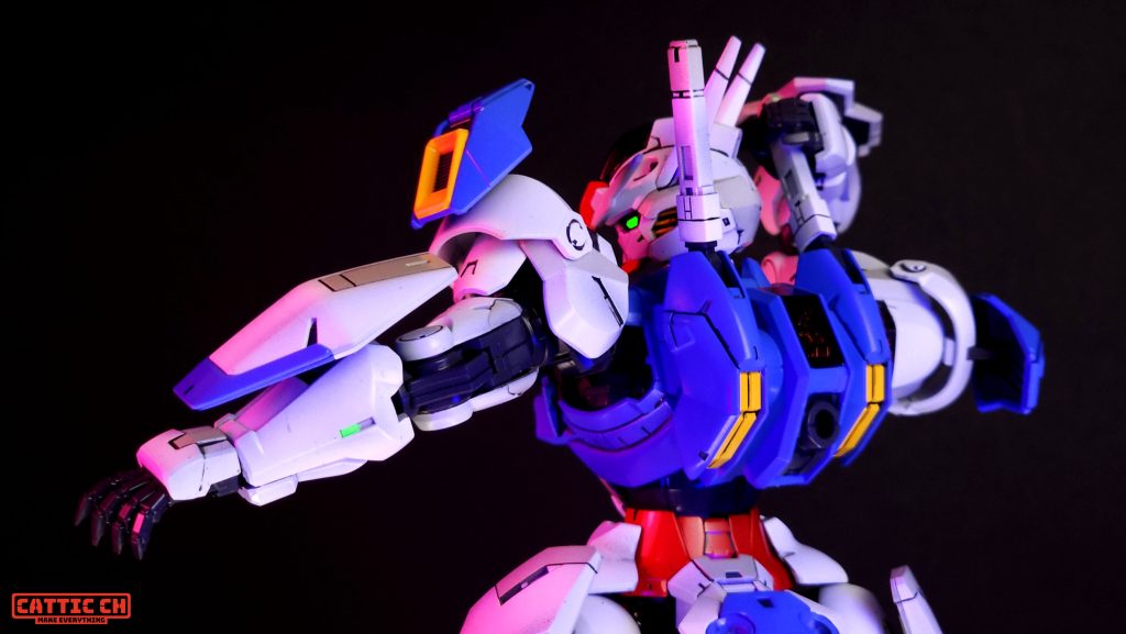 1/100 フルメカニクス エアリアル塗装完成–4枚目/制作者：Cattic