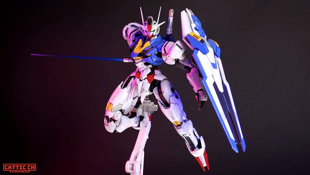 1/100 フルメカニクス エアリアル塗装完成–3枚目/制作者：Cattic