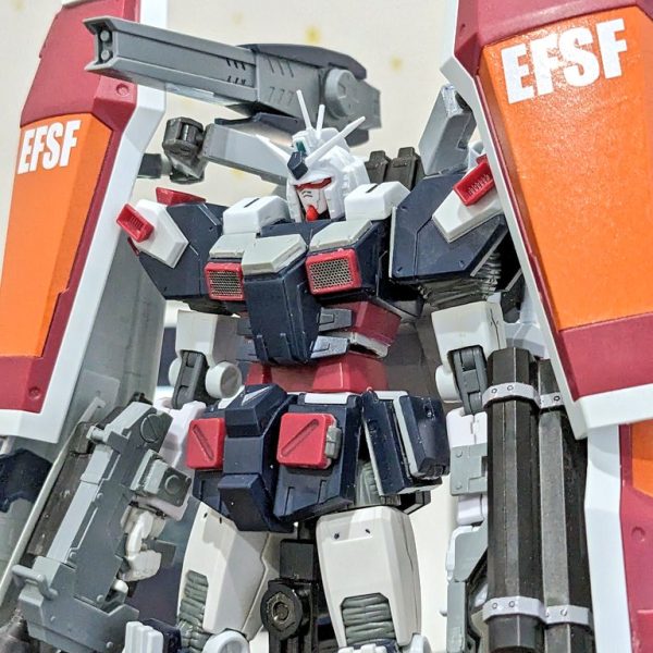 HG FAガンダム改造顔をアニメverに近づけたかったのでマスクとヘルメットの改造行い自分好みにしました！元キットよりもイケメンになったと思います！（2枚目）