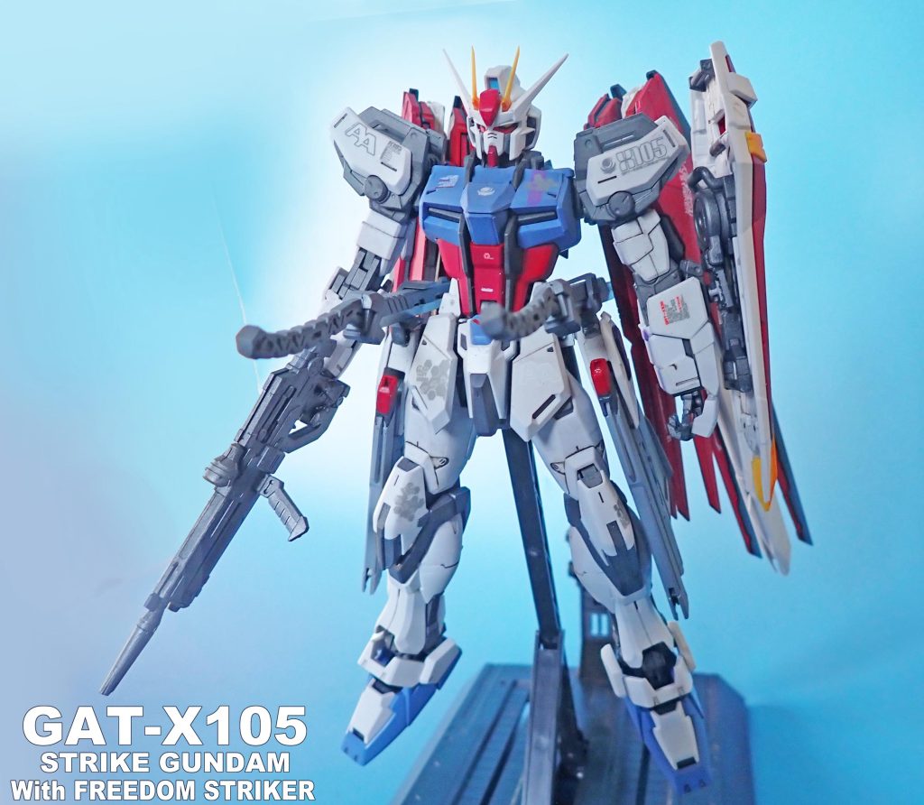 ストライクガンダムWithフリーダムストライカー–2枚目/制作者：ま･くべぇ