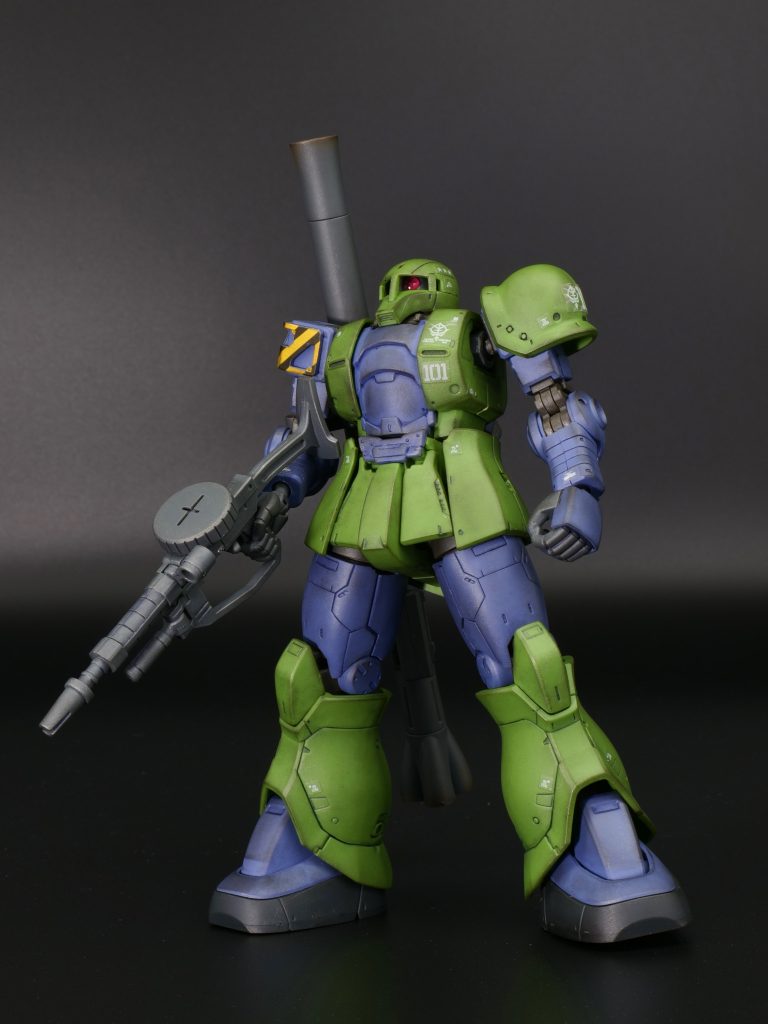 ◇行った加工内容①スミ入れ・部分塗装使用したのはリアルタッチマーカーの『リアルタッチグレーⅠ』。ディティールの追加・彫り直し等は一切行わず、キット本来のディティールにのみ実施しています。部分塗装はバーニア部のみ。4アーティストマーカーのシルバーを使用。