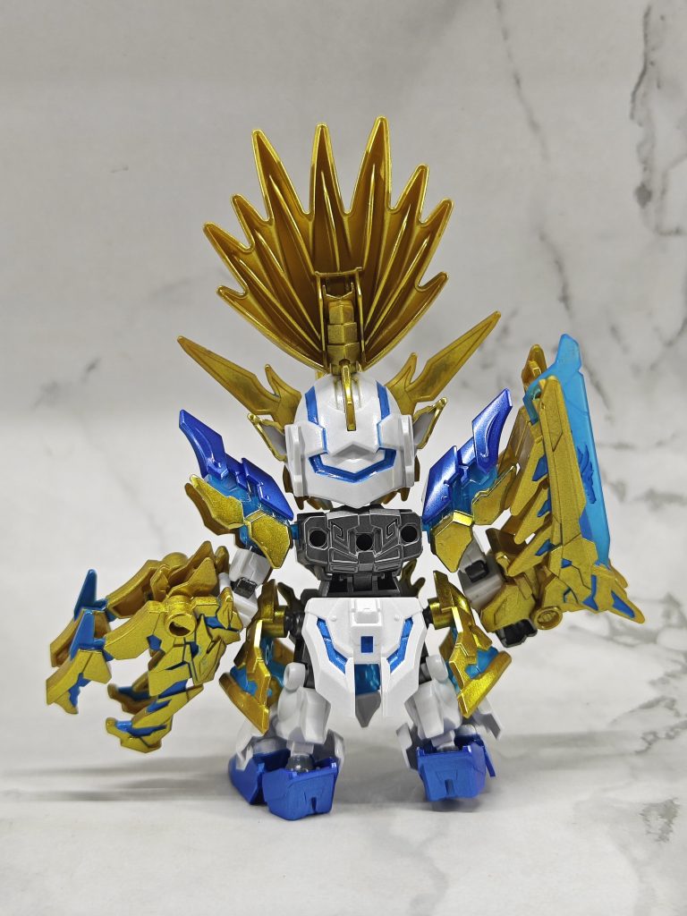 SDW HEROES 龍尊劉備ユニコーンガンダム (ガンプラ)–3枚目/制作者：@fox_chi_zeng