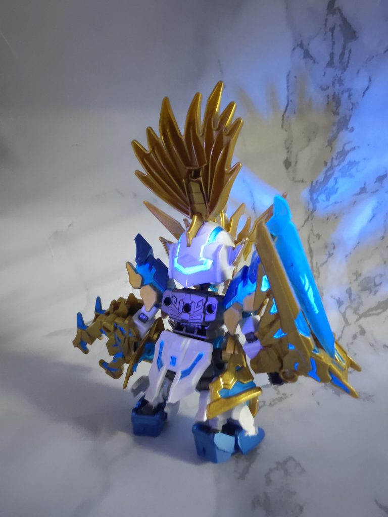 SDW HEROES 龍尊劉備ユニコーンガンダム (ガンプラ)–5枚目/制作者：@fox_chi_zeng