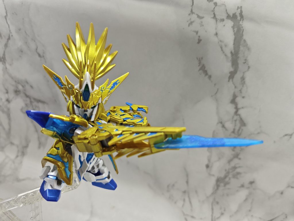 SDW HEROES 龍尊劉備ユニコーンガンダム (ガンプラ)–5枚目/制作者：@fox_chi_zeng