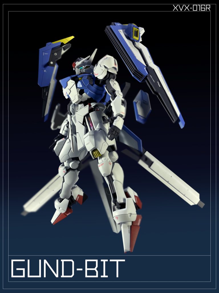 前述のシェルユニットの増設に伴い、GUNDビットとしても運用可能な肩部のフライトユニット2基、腰部の新型GUNDビット3基、既存の11基のビットステイヴを加えた、総勢16基のGUNDビット駆使した立体的な戦闘を展開する。