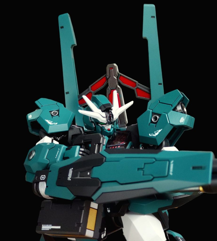 フェーズドアレイキャノンはプラ板切り出してキャンディ塗装してますけど、写真じゃ全然わからないですね😂