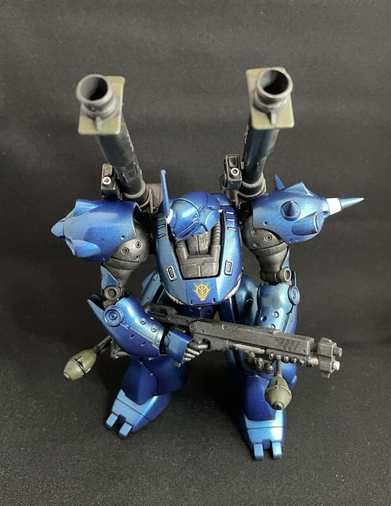 好きなカーキグリーンを手榴弾とバズーカに少し使いました。ご覧いただきありがとうございました!