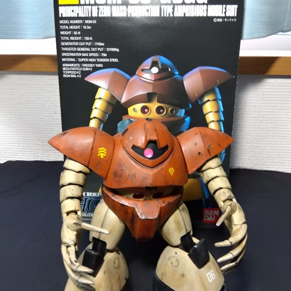 ガンプラ サクラ ゴッグ 完成品 全塗装 - メルカリ