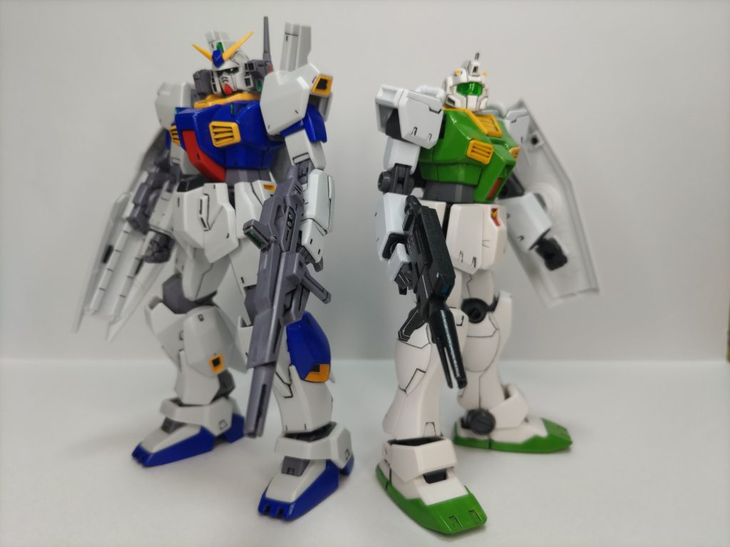 以前投稿したアレックスカラーのMk-Ⅱ(https://gumpla.jp/hg/1314794)と。