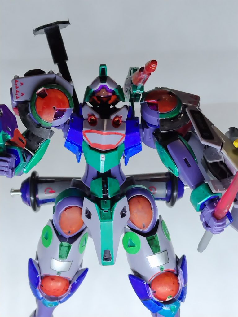 上面塗装とシールの状態です。